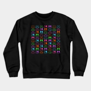 Neon Kitties Crewneck Sweatshirt